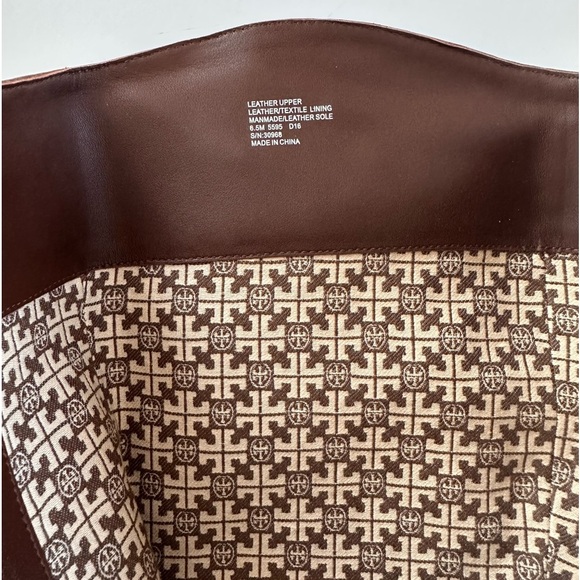 Tory Burch Brown Leather Junction Riding Boots - Picture 9 of 10